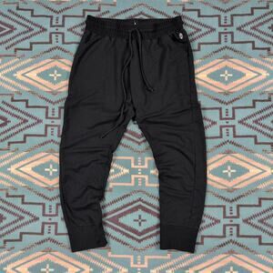 Free People FP Movement Pants Womens XL Black Joggers Sweatpants Drawstring